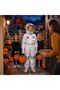 Astronaut Costume for Kids, Space Explorer Dress-Up Set with Hood, Silver Gloves for Halloween, Carnival and Role Play - 2