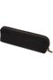 Pencil Case Small Pencil Pouch Slim (Black, Canvas)