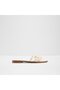 Gwalissi Ladies White Flat Sandals