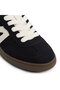 Solae Ladies Black Low Top Sneaker - 5