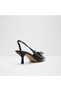 Philipa Ladies Black Heeled Sandals - 2