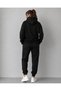 Hooded Sweat Suit 2-Piece Combination Winter Shardooned Unprinted Women's / Men's Unisex Model - 2