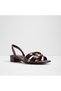 Alamaendar Ladies Red Heeled Sandals - 4