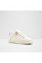 Elgata Ladies White Low Top Sneaker - 4