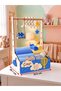 40 Baskets - Wooden Blue Newborn Baby Gift Basket - Baby Shower Basket - Punch Basket - Memory Basket - Cloud Themed - 3