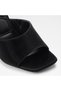 Comacan Ladies Black Heeled Sandals - 5