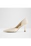 Livianna Ladies Beige Heeled Sandals - 3