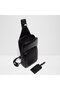 Cleos Men Black Crossbody Bag - 3