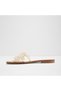 Gwalissi Ladies White Flat Sandals - 3