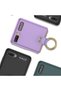 Galaxy Z Flip Case Senk Flip Ring Phone Case - 5