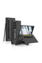 Galaxy Z Fold 6 Faux Leather Design Case with Pen Compartment, Brsa Card Holder Stand Case