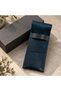 Genuine Leather Multi-Pen Holder - Capacity for 4 Pens - Blue - 5