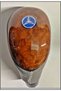 Wood Leather Gear Knob Wooden and Leather Gear Shift Knob for Mercedes W202 C208 209 W210 W211 W220 - 3