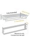 Wall Mountedclothes Drying Rack Foldable, Rust Resistant Accordion Retractable Drying - 2