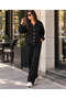 Women's Hooded, Buttoned, Side-Pocketed, Comfortable Fit Knitwear Cardigan - 3