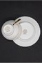 Adp France Deluxe Porcelain Burgundy Coffee Cup 120 ml - 6