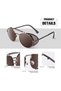 نظارات شمسية مستقطبة دائرية بتصميم ريترو على طراز ستيم بانك مع واقي جانبي طراز S92-ADVANCED POLARIZED - 4