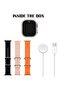 TC4G Smart Watch With Dual Camera And Dual Sim Card Support With 3 Pair Straps And Wireless Charger For Gents And Ladies Silver - 3