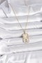 316L Steel Gold Color Chain Gemini Zodiac Sign Zircon Stone Women's Necklace Tj-Bko9468 - 2