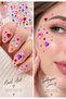 Heart Purple Lilac Nail Art Hair Face Nail Notebook Book Decor Embellishment Beddazzling Kit Supplies - 2