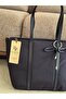 Bow Detailed Large Internal Volume Shoulder and Arm Bag Briefcase Notebook Bag En45 Size30