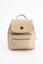 Women's Faux Leather Backpack 4 Compartment Adjustable Strap Daily School and Travel Bag - 4