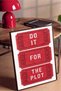 Do It for the Plot Poster – Brown Framed Artwork No:160053 - 2