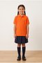 2-Piece Girls' Polo Collar School T-Shirt Set Short Sleeve 100% Cotton Fabric - 2