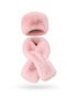 Women's Fur Scarf and Hat Set Russian Slavic Style Winter Plush Eskimo Set - 4