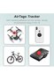 حافظة AirTag، ملصق سيليكون قابل للصق ومقاوم للماء ومضاد للخدش، حامل جهاز تتبع المواقع المخفي لـ - 6