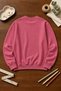 Girl's Colorful Cat Printed Crew Neck Long Sleeve Sweatshirt - 2