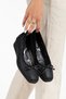 Genuine Leather Wedge Heel Comfort Women's Shoes in Sizes 33-34-35 and up to Size 41-42 - 4