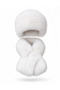 Women's Fur Scarf and Hat Set Russian Slavic Style Winter Plush Eskimo Set - 8