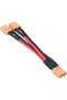 كابل بطارية متوازي RTLR 14AWG نوعين من موصلات XT60 متوازية مع موصلات XT60