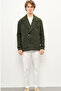Men's Oversize Double-Breasted Coat - 4