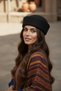 Women's Pillbox Hat Cashmere Retro Classic Hat Stewardess Hat - 8