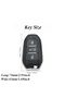 Peugeot 208 308 508 2008 3008 5008 Rifter C5 Airc Carbon Key Protective Cover Case Without Sound - 3