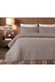 Signature Cotton Satin Double Duvet Cover Set - Mürdüm