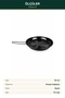 Enamel Közmatik 30 cm Stovetop Crepe Pan Pepper Eggplant Crepe Grill Black - 5