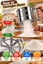 Practical Triggered Stainless Steel Flour Sieve with Latch Metal Powdered Sugar Cocoa Starch Sieve Kitchen Gadget - 3