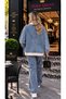 Women's Denim Detailed Buttoned Oversize Cardigan - 3