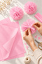 A4 Pelur Paper Pink 600 Pieces – Gift Packaging, Box Decoration, and Hobby Paper - 3