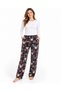 Women's Fleece Textured Patterned Relaxed Fit Sweatpants 96 cm