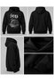 'Gojira - Flying Whales' Printed Unisex Hooded Slim Fit Sweatshirt - 3