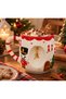 New Year's Themed Handmade Ceramic Mug with Nutcracker (Specify the Letter You Want in the Message after the Order) - 4