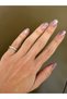 Double Row V Gold Pinky Ring - 3
