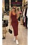 Women's Washable Body-Hugging Long Dress