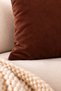 Luxurious Velvet Textured Solid Color Cushion Cover 42X42 cm |   1 Soft Textured Decorative Pillowcase - 5