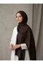 G Desen Cotton Jacquard Shawl Noya Series Brown