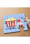 24 Piece Wooden Children's Puzzle with Popcorn and Drink Design Mpk0390
